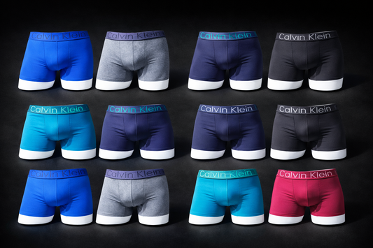 12 BOXERS DE ALGODON PREMIUM